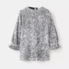 Abito a maniche lunghe con paillettes Abito a maniche lunghe con paillettes