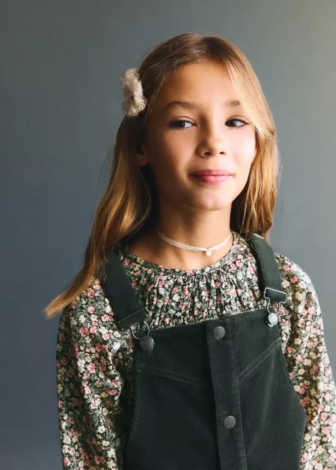 Abito a salopette in velluto a coste Abito a salopette in velluto a coste