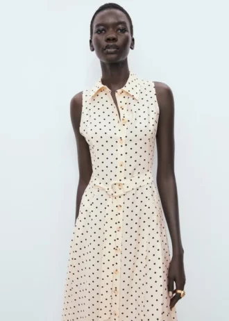 Abito chemisier a pois