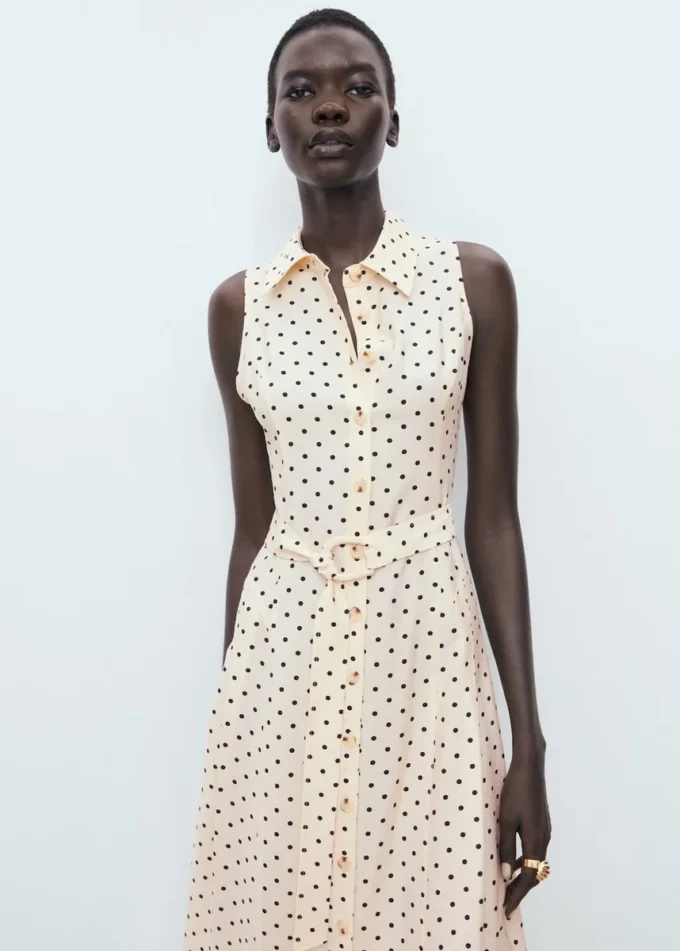 Abito chemisier a pois Abito chemisier a pois