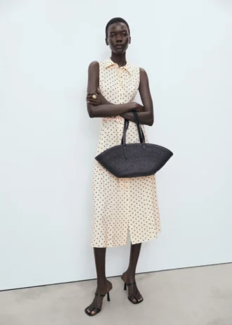 Abito chemisier a pois