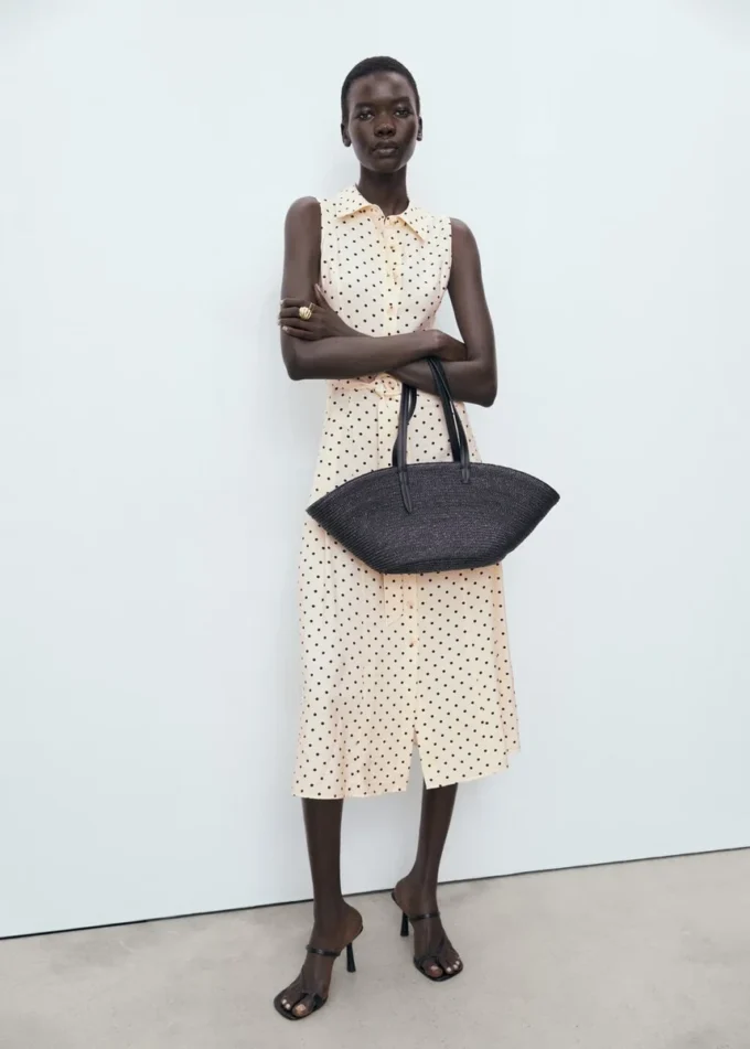 Abito chemisier a pois Abito chemisier a pois