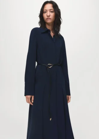 Abito chemisier con cintura