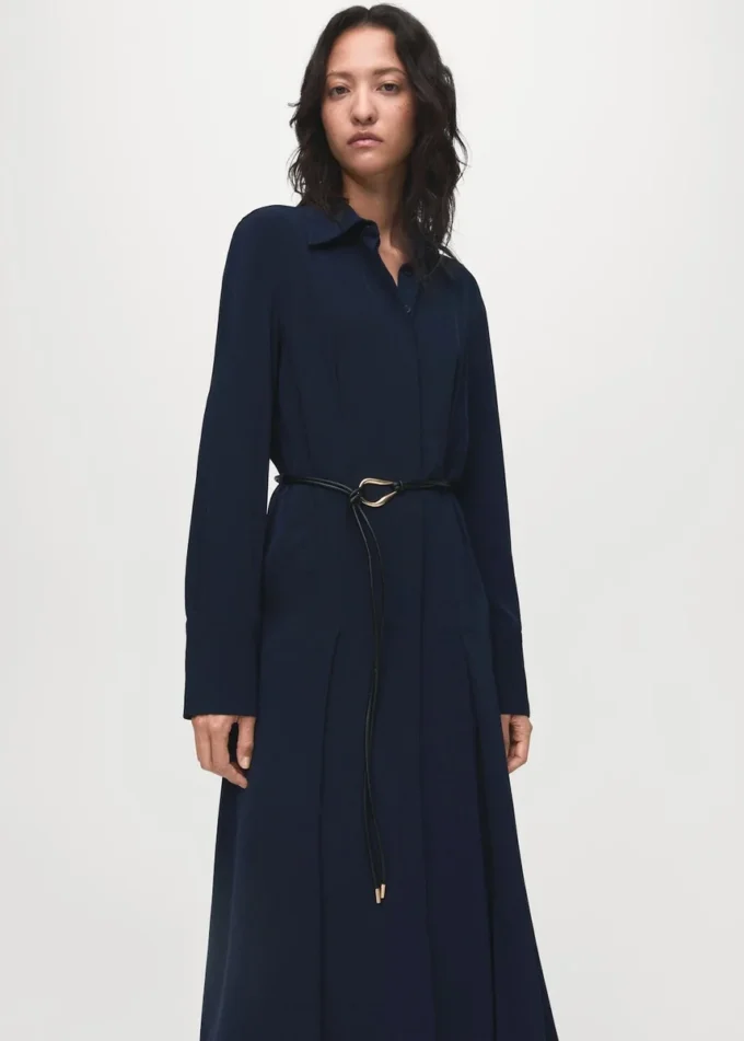Abito chemisier con cintura Abito chemisier con cintura