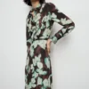 Abito chemisier stampato con cintura Abito chemisier stampato con cintura