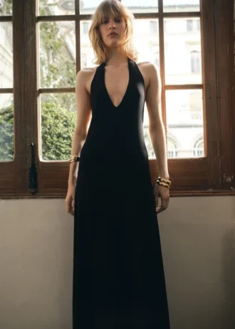 Abito combinato con scollo all’americana