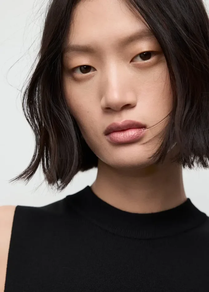 Abito combinato in tessuto con cintura