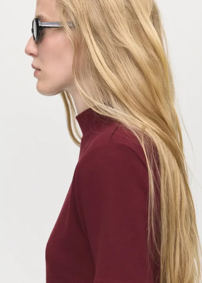 Abito con cintura a contrasto Abito con cintura a contrasto