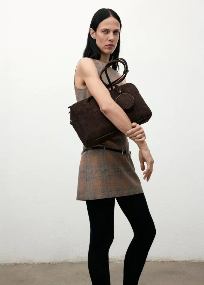 Abito con cintura a quadri Abito con cintura a quadri