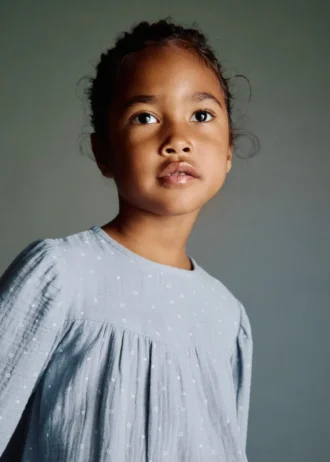 Abito con stampa a stelle