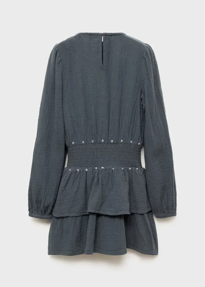 Abito con volant e paillettes Abito con volant e paillettes