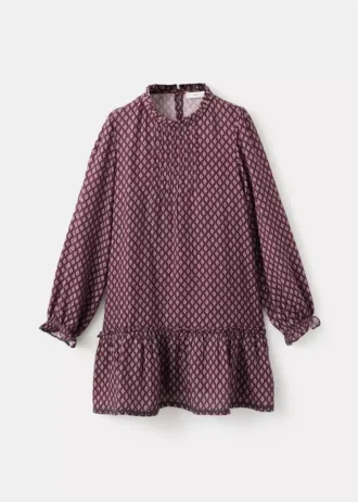 abito con volant stampato 2 330x462 - Abito con volant stampato