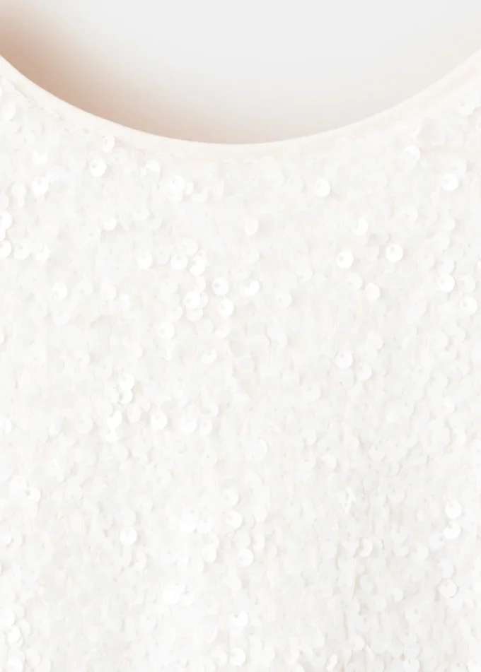 Abito corto con paillettes Abito corto con paillettes