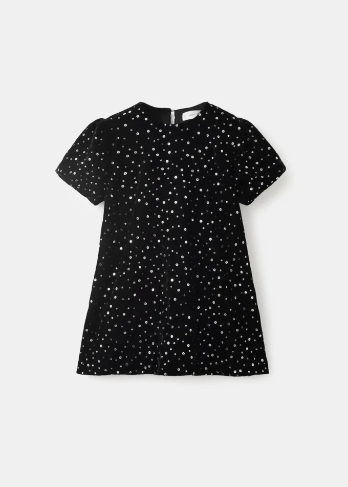 Abito corto con paillettes Abito corto con paillettes