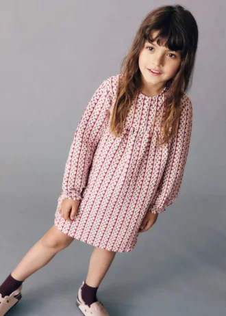 Abito corto stampato