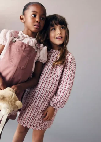 Abito corto stampato