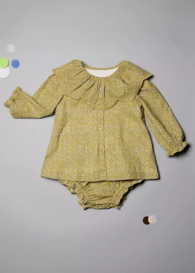 Abito e tutina con volant Abito e tutina con volant