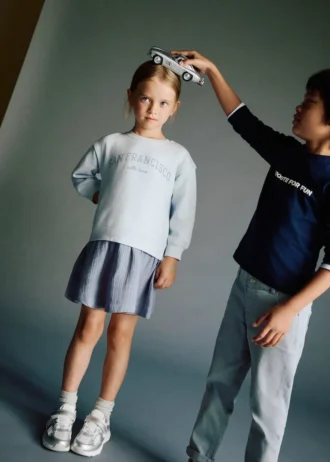 Abito felpa combinato