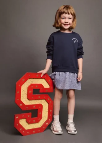 Abito felpa floreale