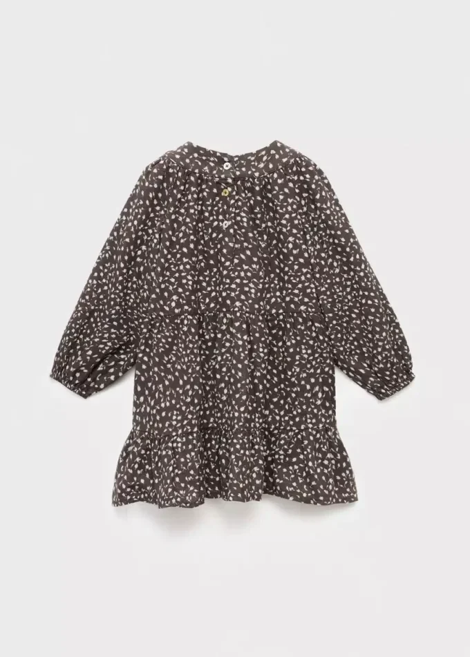 Abito floreale con volant