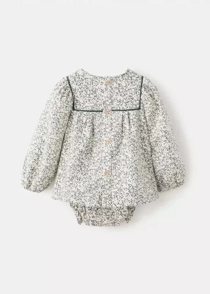 Abito floreale e copripannolino