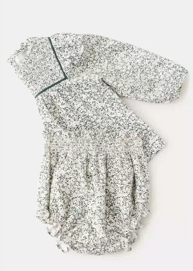 Abito floreale e copripannolino