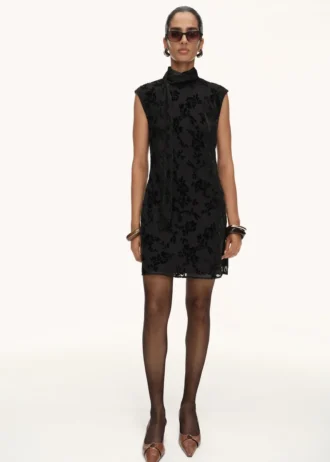 Abito foulard jacquard floreale