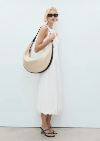 Abito lungo a palloncino