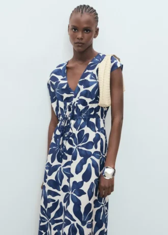 Abito lungo stampato