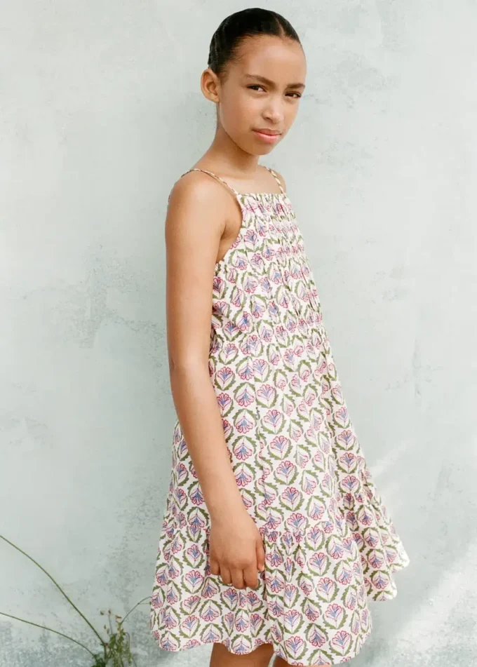 Abito midi stampato Abito midi stampato