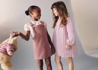 Abito salopette in denim con tasche