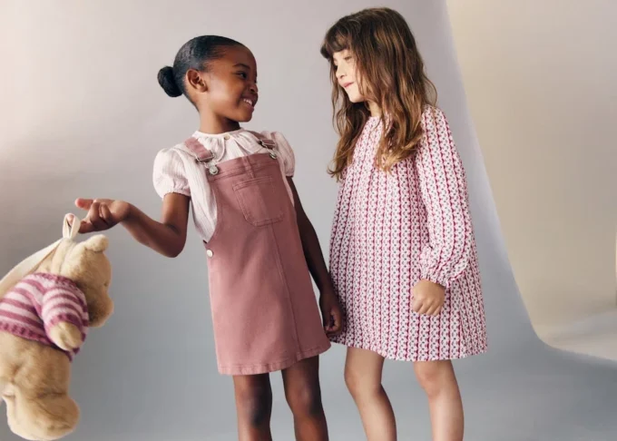 Abito salopette in denim con tasche