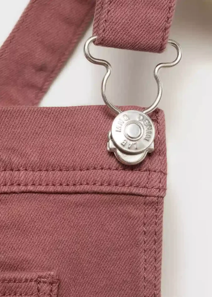 Abito salopette in denim con tasche