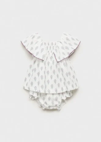 Abito stampato e copripannolino