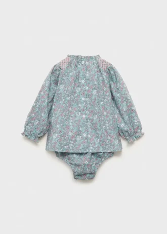 Abito stampato e copripannolino