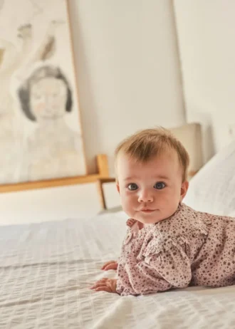 Abito stampato e copripannolino