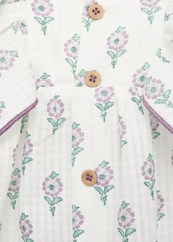 Abito stampato e copripannolino