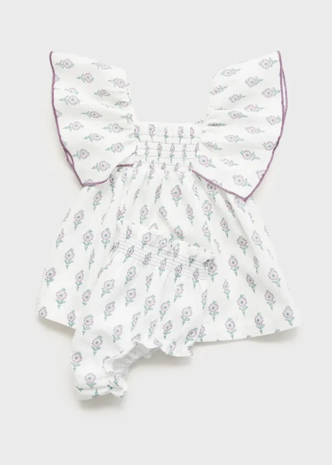 Abito stampato e copripannolino