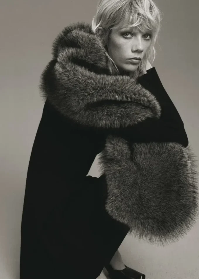 Abito svasato in maglia a coste Abito svasato in maglia a coste