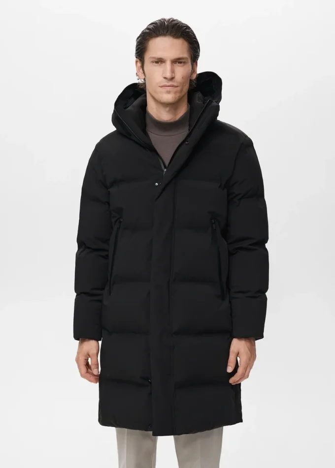 Anorak lungo impermeabile con imbottitura Thermolite®