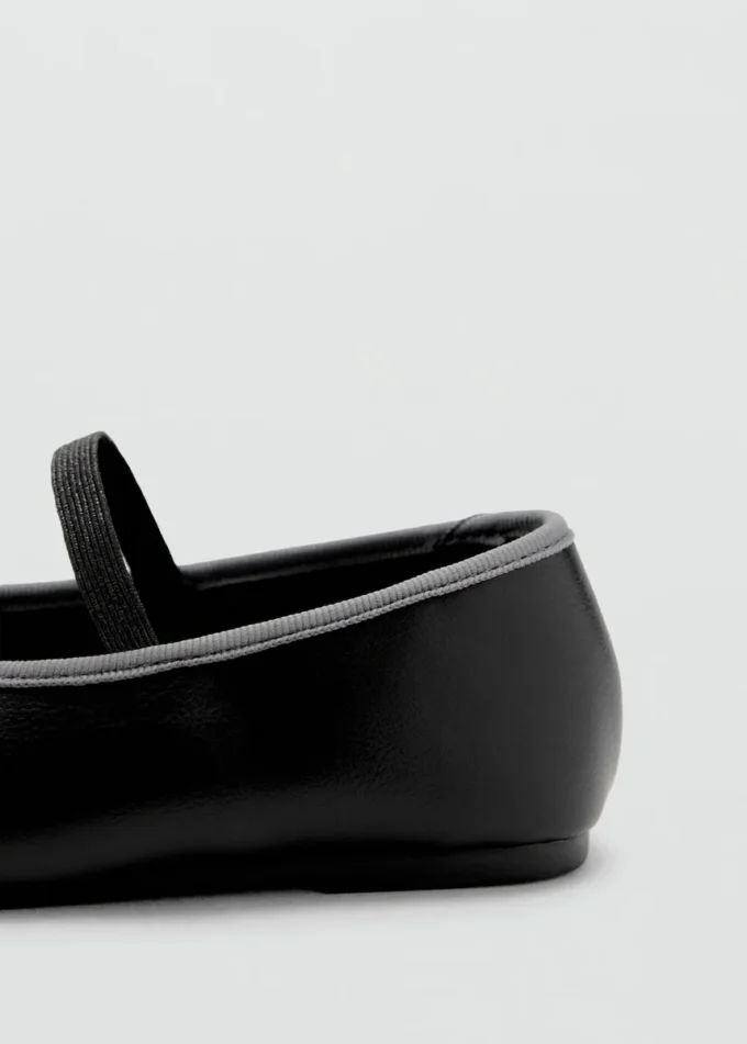 Ballerine bicolori con fiocco