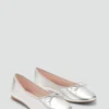 Ballerine metallizzate con fiocco Ballerine metallizzate con fiocco