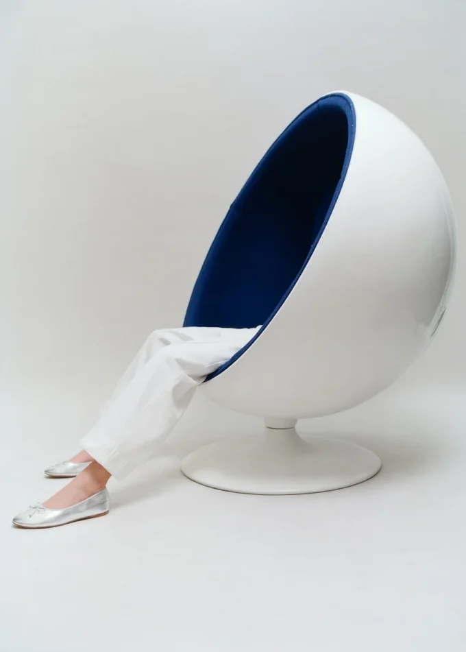 Ballerine metallizzate con fiocco Ballerine metallizzate con fiocco