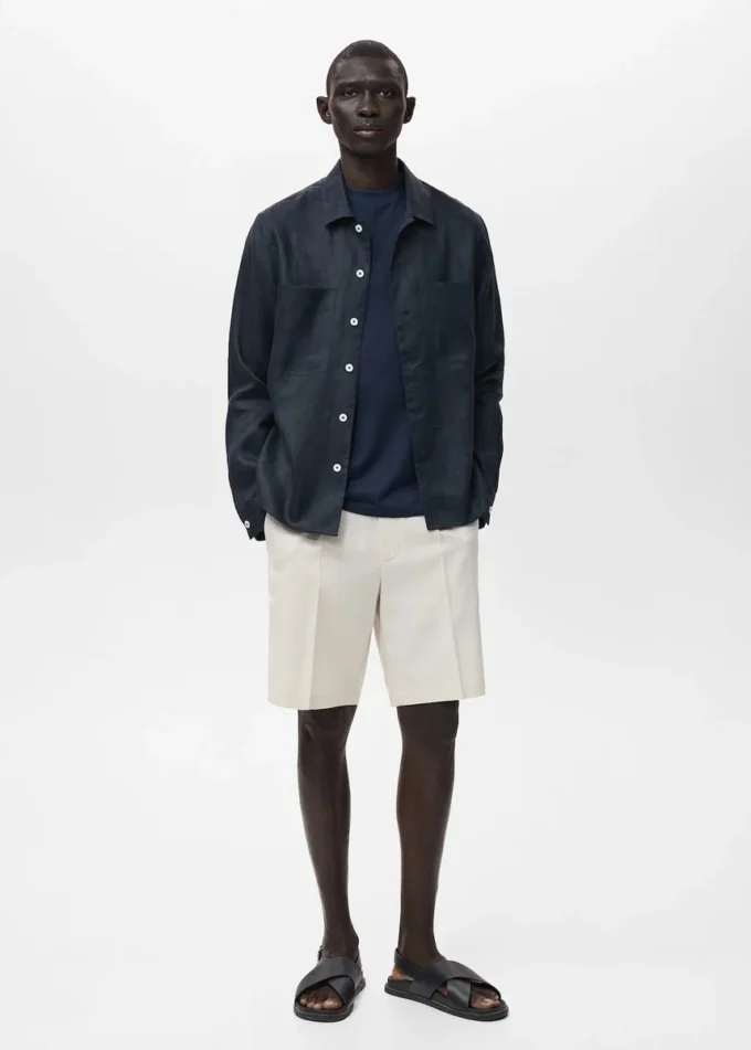 Bermuda 100% lino Bermuda 100% lino