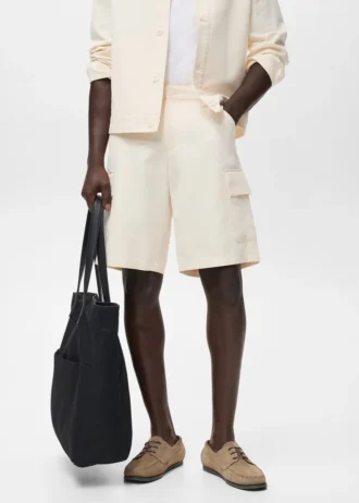 Bermuda cargo in cotone lyocell