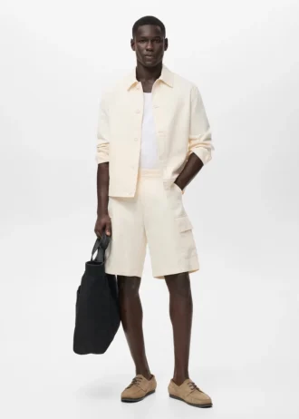 Bermuda cargo in cotone lyocell