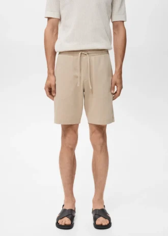 Bermuda in cotone 100% con coulisse