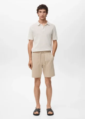 Bermuda in cotone 100% con coulisse