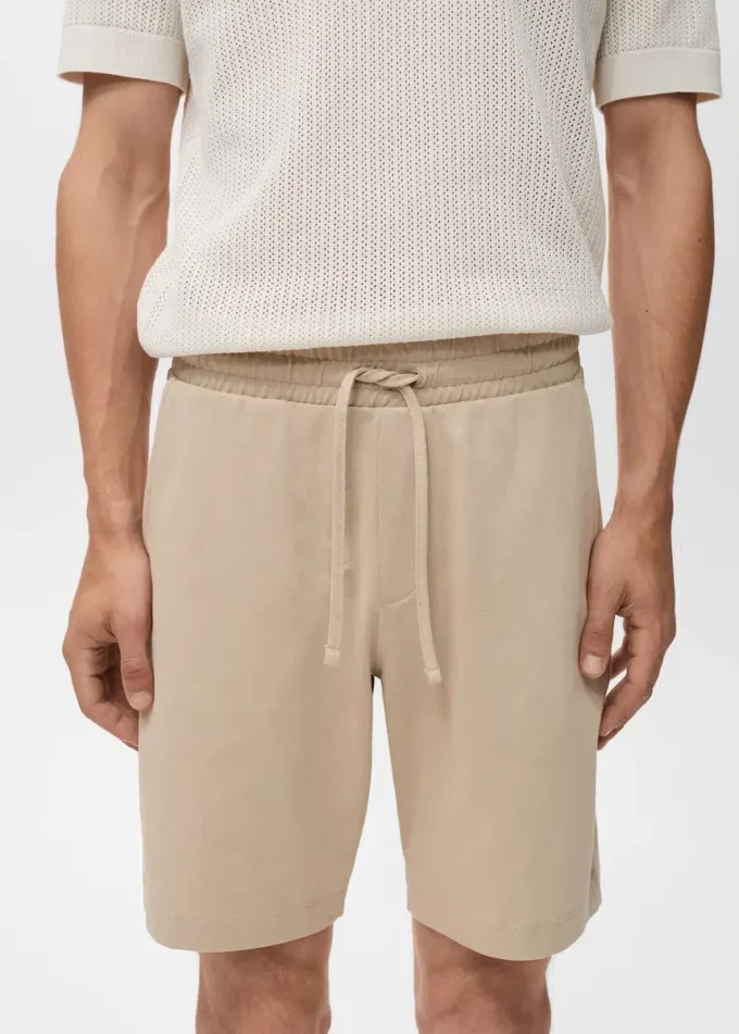 Bermuda in cotone 100% con coulisse