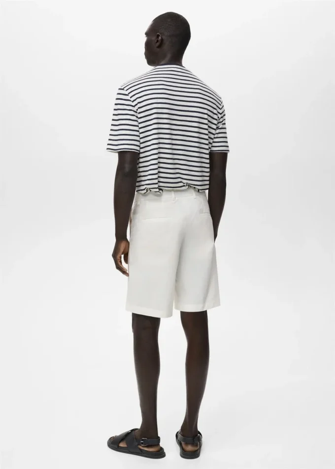 Bermuda in cotone con elastico interno Bermuda in cotone con elastico interno